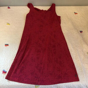eddie bauer sports open twist back dress large